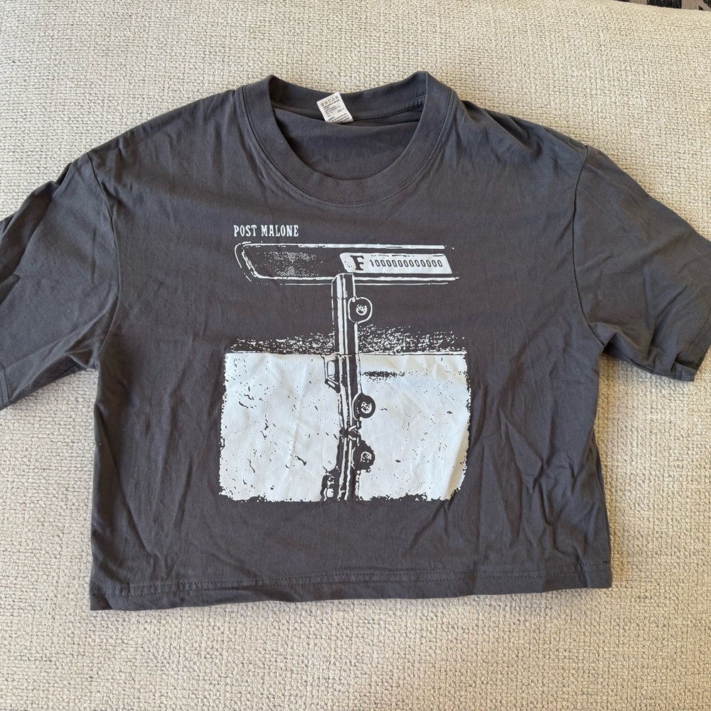 Post Malone Album crop shirt